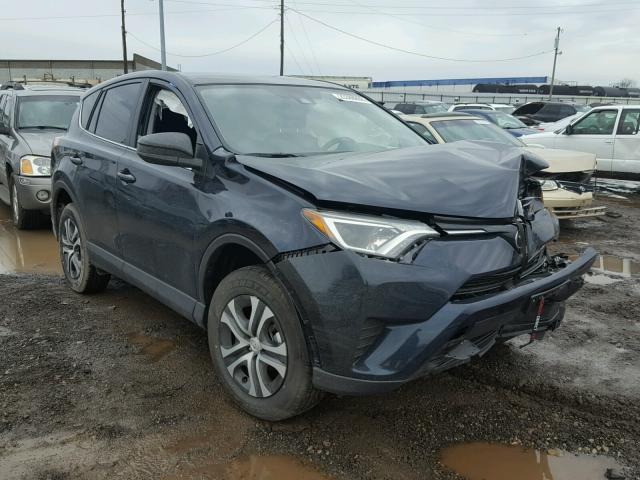 JTMZFREV7JJ726027 - 2018 TOYOTA RAV4 LE BLUE photo 1