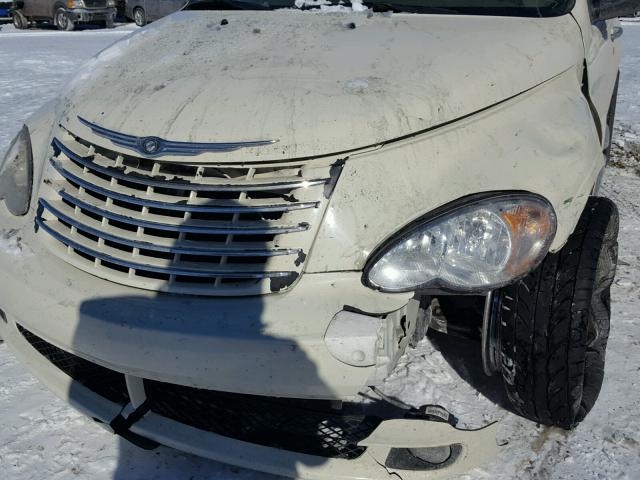 3A8FY68817T630955 - 2007 CHRYSLER PT CRUISER WHITE photo 9