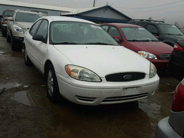 1FAFP53U25A252454 - 2005 FORD TAURUS SE WHITE photo 1