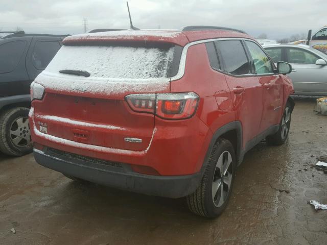 3C4NJDBB8JT117791 - 2018 JEEP COMPASS LA RED photo 4