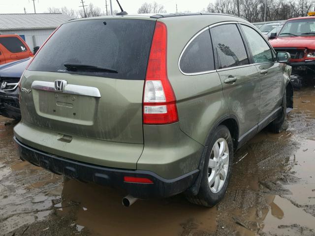 5J6RE48738L025349 - 2008 HONDA CR-V EXL GREEN photo 4