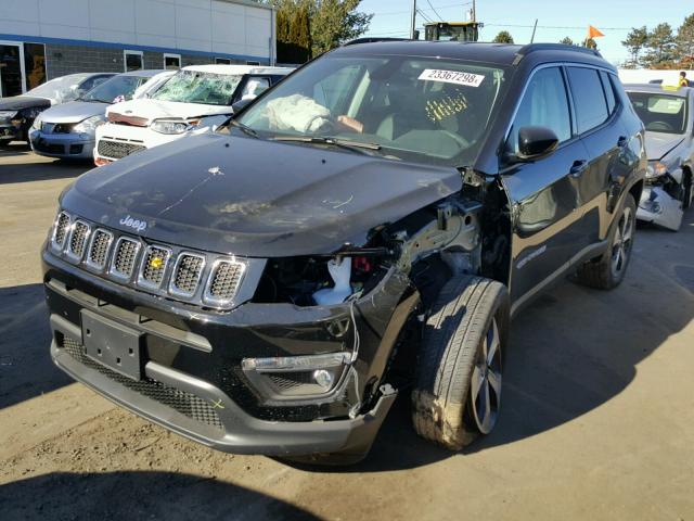 3C4NJDBB6HT671020 - 2017 JEEP COMPASS LA BLACK photo 2