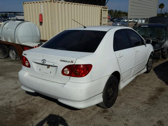 1NXBR32E34Z216220 - 2004 TOYOTA COROLLA CE WHITE photo 4