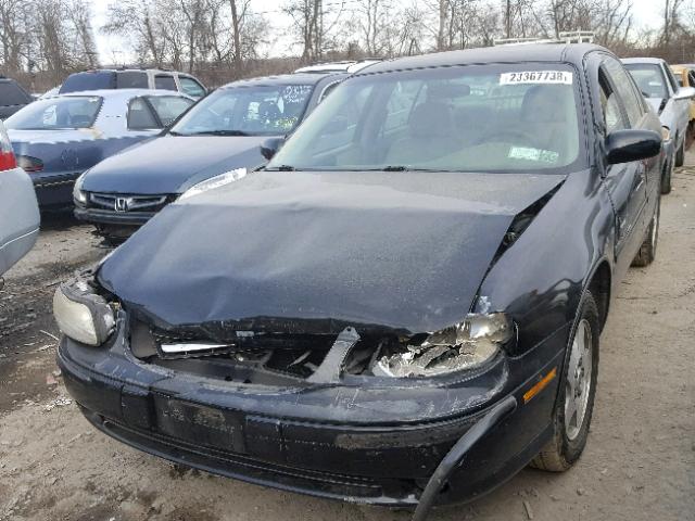 1G1NE52J43M617417 - 2003 CHEVROLET MALIBU LS BLACK photo 2