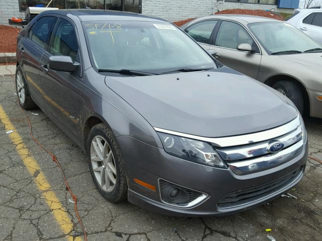 3FAHP0JA1CR105887 - 2012 FORD FUSION SEL GRAY photo 1