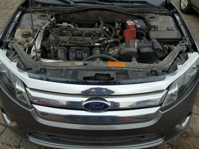 3FAHP0JA1CR105887 - 2012 FORD FUSION SEL GRAY photo 7