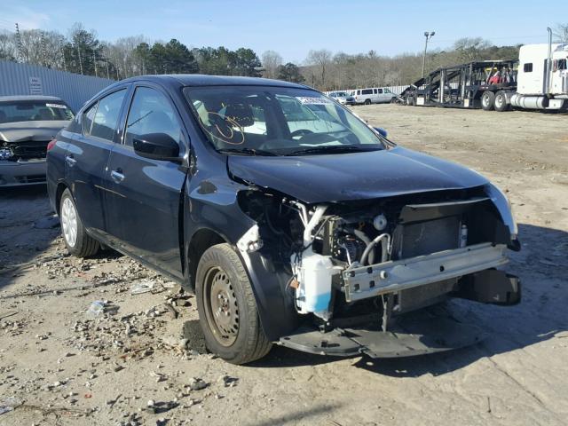 3N1CN7AP8GL850462 - 2016 NISSAN VERSA S BLACK photo 1