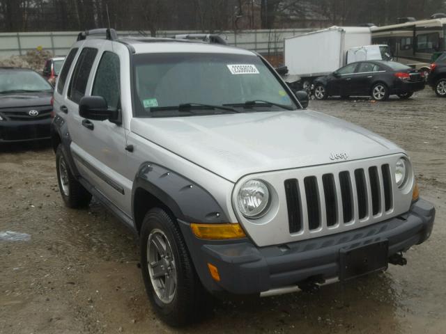 1J4GL38K65W725341 - 2005 JEEP LIBERTY RE GRAY photo 1