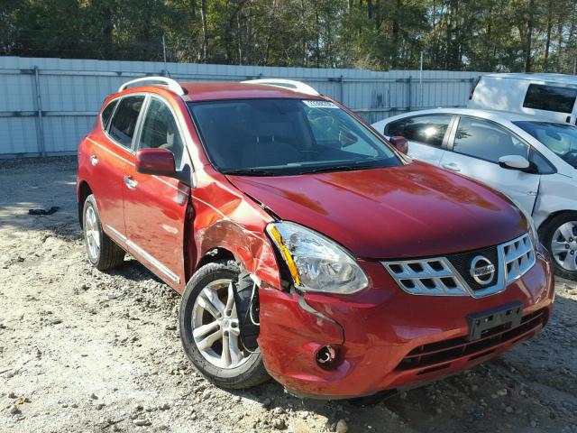 JN8AS5MT8DW013263 - 2013 NISSAN ROGUE S RED photo 1