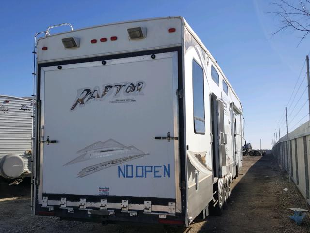 4YDF371288R801175 - 2008 KEYP RAPTOR WHITE photo 4