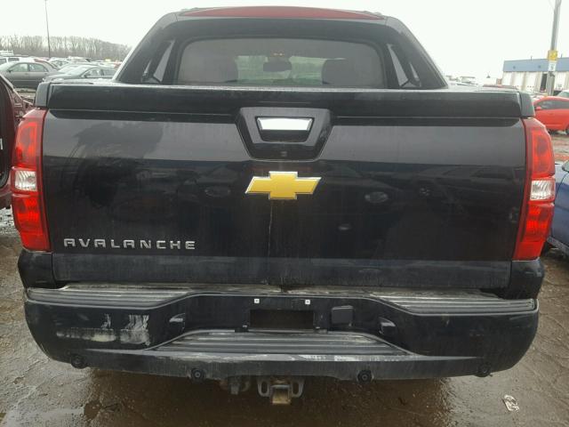 3GNTKFE73DG301659 - 2013 CHEVROLET AVALANCHE BLACK photo 6