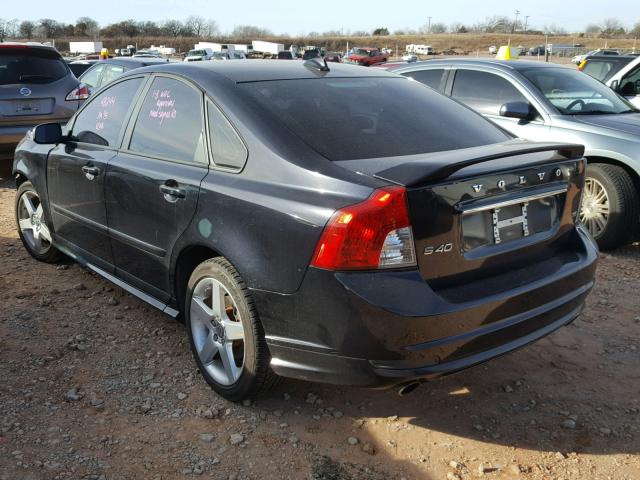 YV1672MS2A2498523 - 2010 VOLVO S40 T5 BLACK photo 3