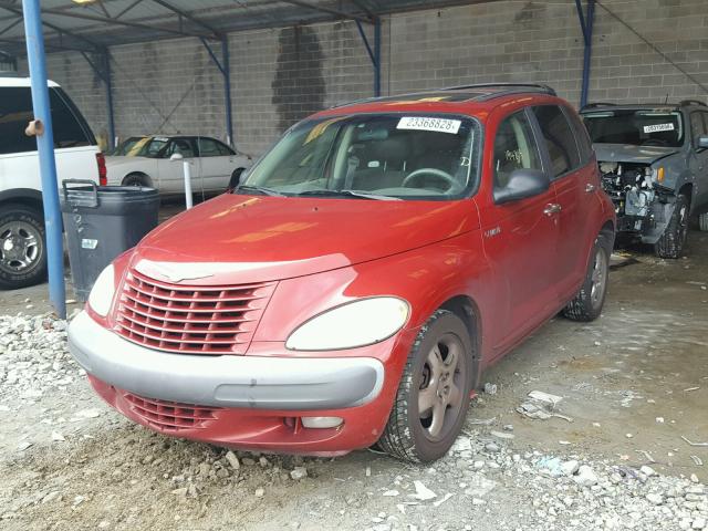 3C8FY4BB71T636698 - 2001 CHRYSLER PT CRUISER RED photo 2