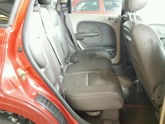 3C8FY4BB71T636698 - 2001 CHRYSLER PT CRUISER RED photo 6