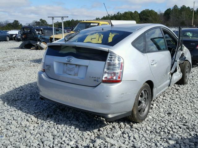 JTDKB20U977568993 - 2007 TOYOTA PRIUS SILVER photo 4