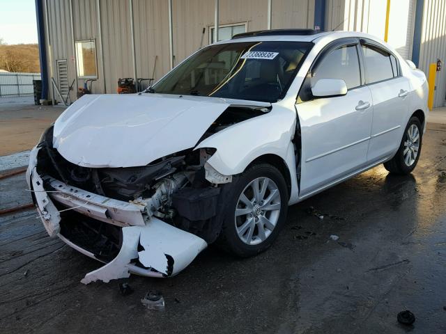 JM1BK12FX71670704 - 2007 MAZDA 3 I WHITE photo 2