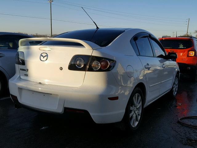 JM1BK12FX71670704 - 2007 MAZDA 3 I WHITE photo 4