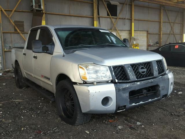 1N6BA07A27N215720 - 2007 NISSAN TITAN XE SILVER photo 1