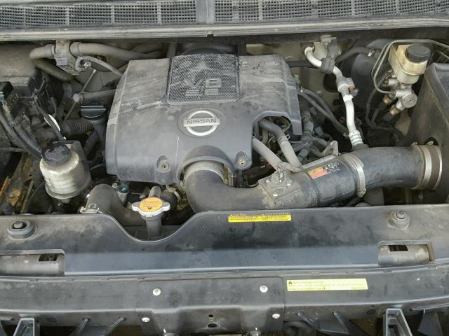 1N6BA07A27N215720 - 2007 NISSAN TITAN XE SILVER photo 7