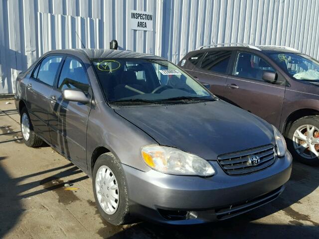 2T1BR32E34C259893 - 2004 TOYOTA COROLLA CE GRAY photo 1