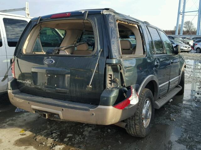 1FMFU18L04LA26441 - 2004 FORD EXPEDITION GREEN photo 4