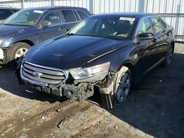 1FAHP2H86EG174888 - 2014 FORD TAURUS SEL BLACK photo 2