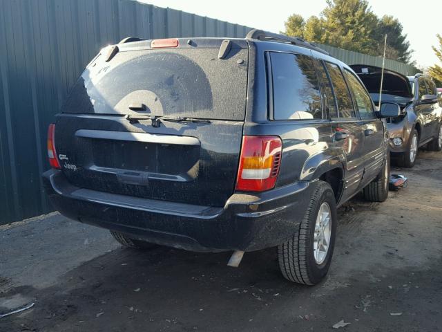 1J4GX48S74C113224 - 2004 JEEP GRAND CHER BLACK photo 4