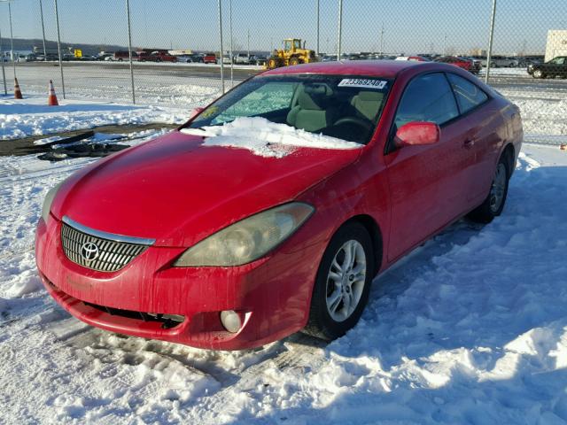 4T1CE38P56U654538 - 2006 TOYOTA CAMRY SOLA RED photo 2