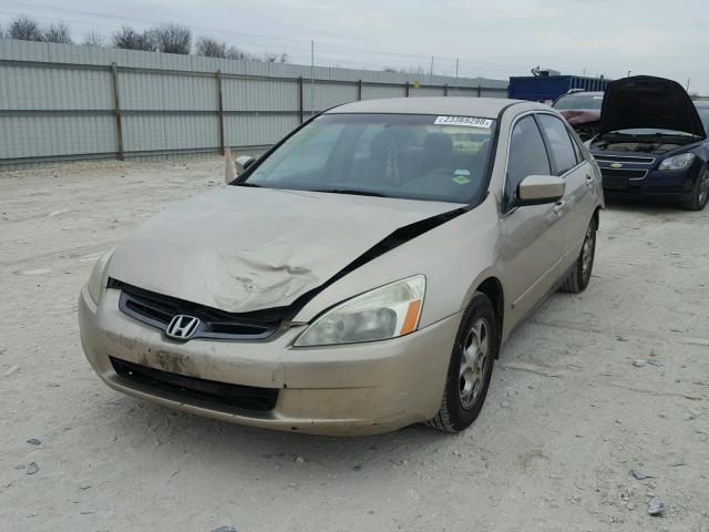 1HGCM56333A051198 - 2003 HONDA ACCORD LX GOLD photo 2