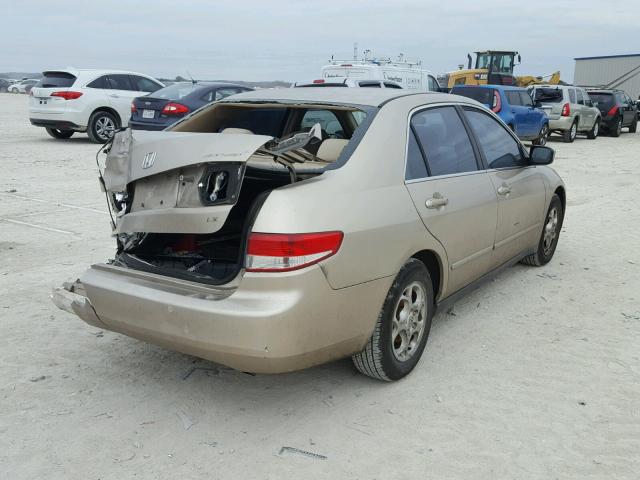 1HGCM56333A051198 - 2003 HONDA ACCORD LX GOLD photo 4