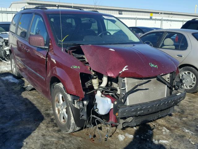 2D8HN54X29R538969 - 2009 DODGE GRAND CARA MAROON photo 1