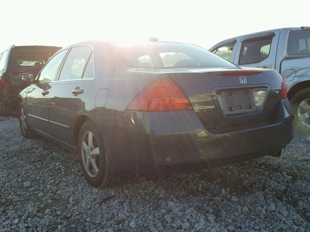 1HGCM56787A071469 - 2007 HONDA ACCORD EX GRAY photo 3