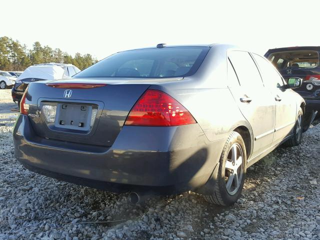 1HGCM56787A071469 - 2007 HONDA ACCORD EX GRAY photo 4