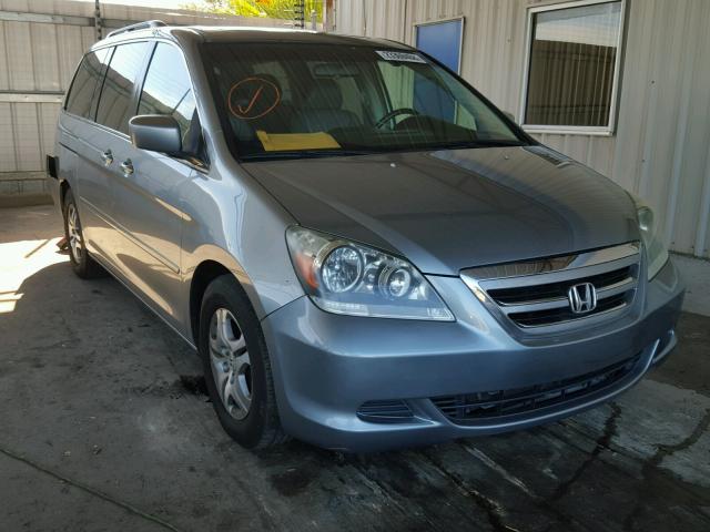 5FNRL38636B098377 - 2006 HONDA ODYSSEY EX GRAY photo 1