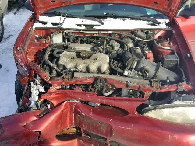 3FAFP13P12R207798 - 2002 FORD ESCORT RED photo 7