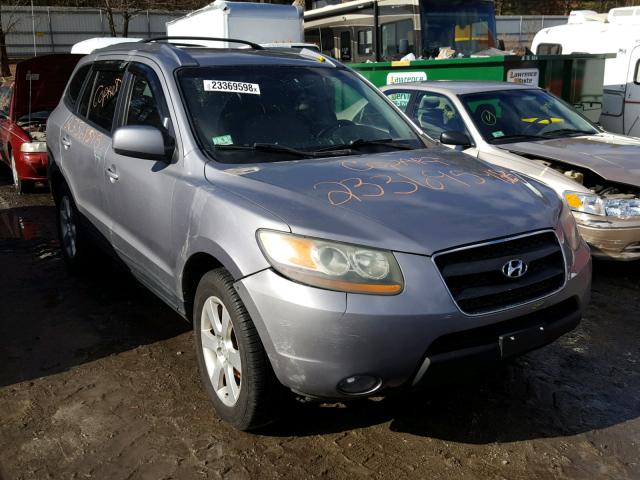 5NMSH13E27H024275 - 2007 HYUNDAI SANTA FE S GRAY photo 1