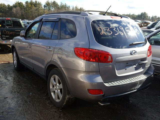 5NMSH13E27H024275 - 2007 HYUNDAI SANTA FE S GRAY photo 3