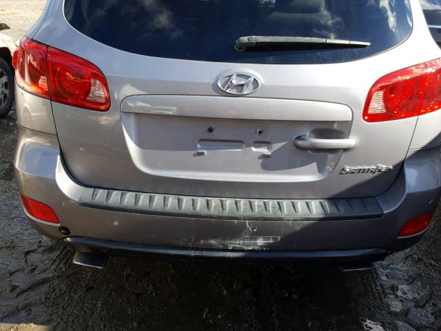 5NMSH13E27H024275 - 2007 HYUNDAI SANTA FE S GRAY photo 9