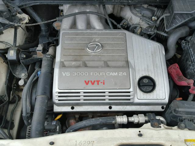 JT6HF10U8Y0165002 - 2000 LEXUS RX 300 WHITE photo 7