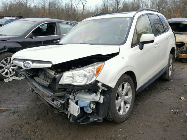 JF2SJAECXEH443331 - 2014 SUBARU FORESTER 2 WHITE photo 2