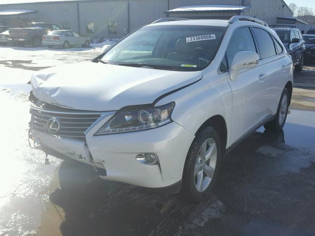 2T2BK1BA9DC189057 - 2013 LEXUS RX 350 WHITE photo 2