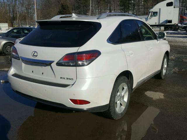 2T2BK1BA9DC189057 - 2013 LEXUS RX 350 WHITE photo 4