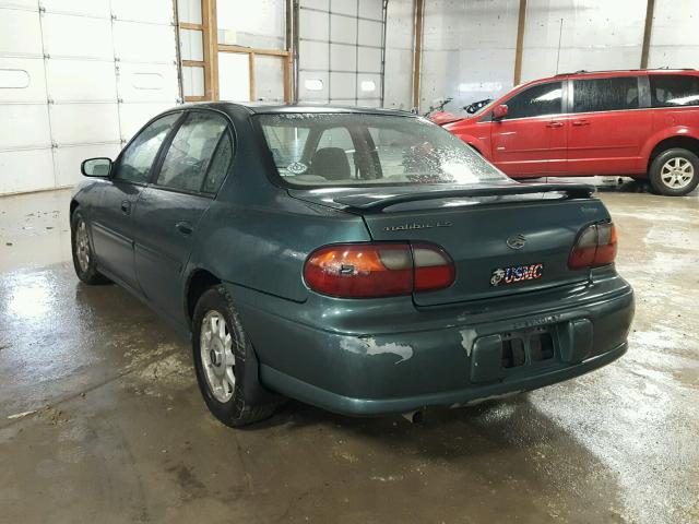 1G1NE52M6WY141579 - 1998 CHEVROLET MALIBU LS GREEN photo 3