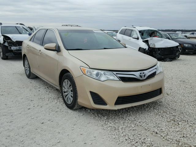 4T4BF1FK7CR201852 - 2012 TOYOTA CAMRY BASE TAN photo 1