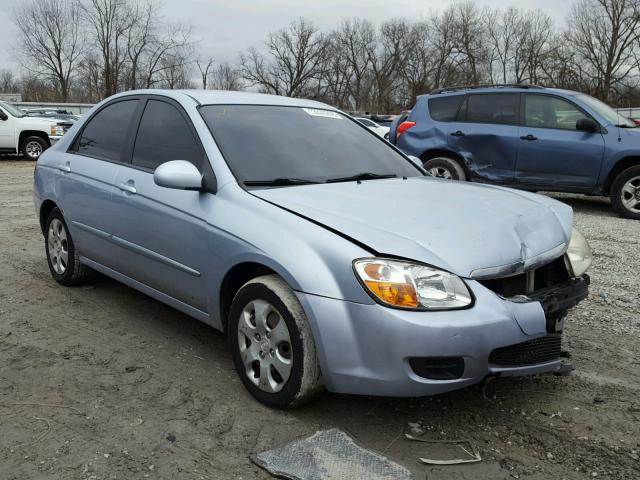 KNAFE121885573909 - 2008 KIA SPECTRA EX BLUE photo 1