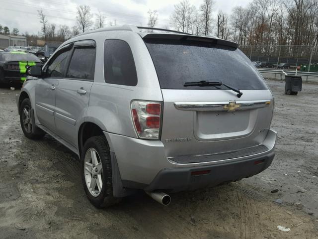 2CNDL73F556155770 - 2005 CHEVROLET EQUINOX LT SILVER photo 3