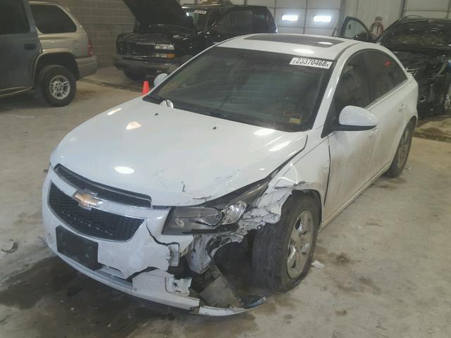 1G1PG5S97B7288539 - 2011 CHEVROLET CRUZE LT WHITE photo 2