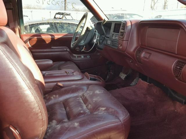 3GNEK18RXVG190604 - 1997 CHEVROLET TAHOE K150 MAROON photo 5