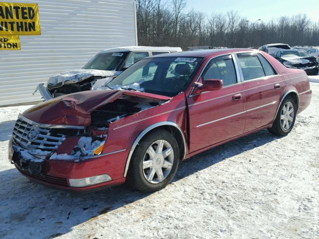 1G6KD57Y96U102021 - 2006 CADILLAC DTS RED photo 2