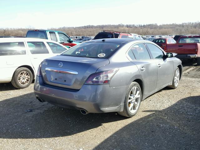 1N4AA5AP8EC914115 - 2014 NISSAN MAXIMA S GRAY photo 4